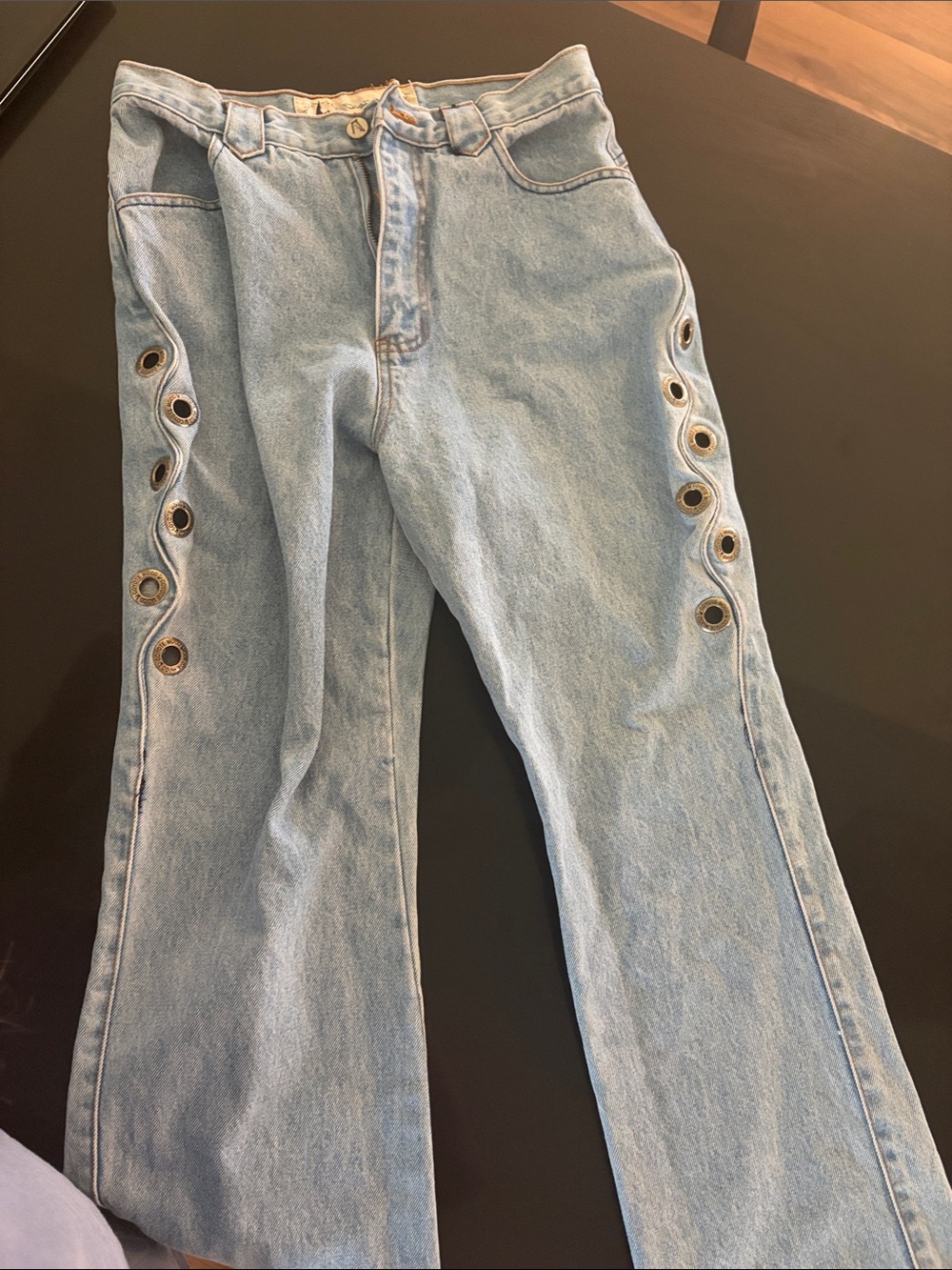 VTG Coyote Moon 100% cotton Grommet Rodeo Jeans